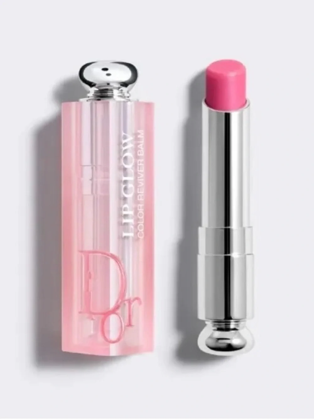 Dior Addict Lip Glow Tinted Hydrating Lip Balm in Ultra Pink (008) W/ Gift Bag!